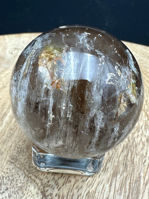 Rare Skeleton (Elestial) Quartz Sphere 