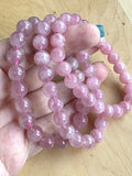 Rose Quartz Bead Bracelet - Various Sizes