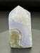 Blue Lace Agate Druzy Natural Crystal Point