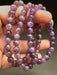 Purple Rabbit Hair Bead Bracelet
