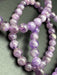 Purple Rabbit Hair Bead Bracelet