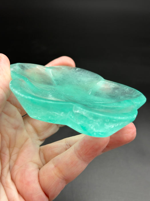 Green Fluorite Flower Bowl