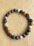 Alashan Agate Bead Bracelet Jewellery