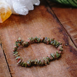 Unakite Chip Bracelet Crystal Jewellery