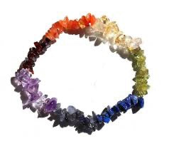 7 Chakra Chip Bracelet Crystal Jewellery
