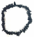 Black Tourmaline Chip Bracelet Jewellery Crystal