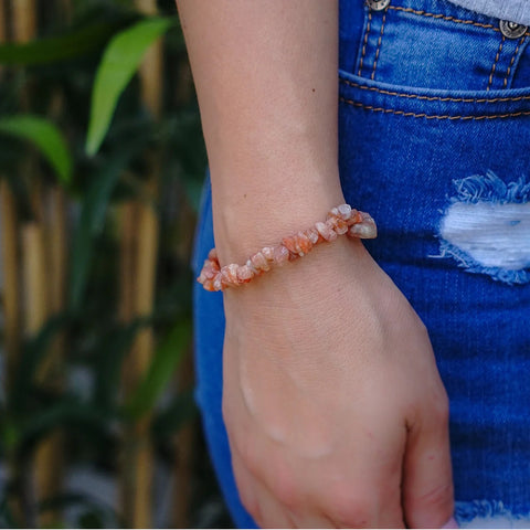 Carnelian Chip Bracelet