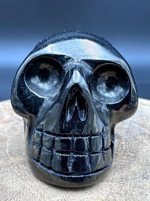 Jet Crystal Skull