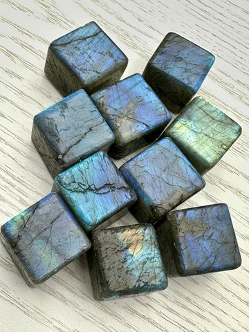 Labradorite Mini Cube Crystal