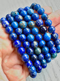 Lapis Lazuli Bead Bracelet