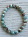 Larimar and Aquamarine Bead Bracelet