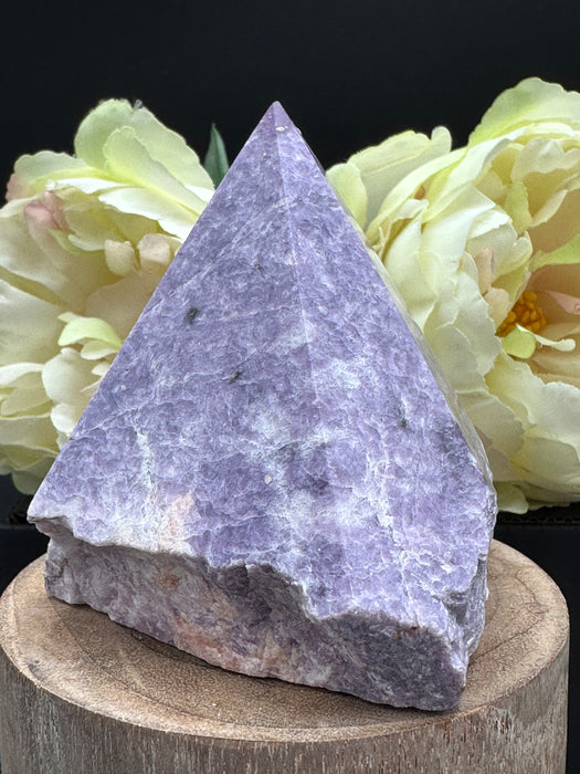 Lepidolite Semi-Polished Raw Chunky Point