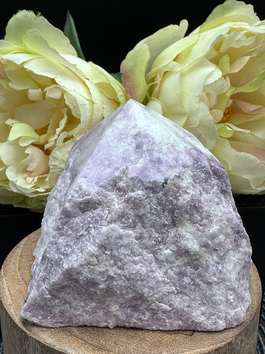 Lepidolite Semi-Polished Raw Chunky Point