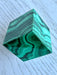 Malachite Crystal Cube