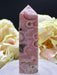 Mini Rhodochrosite Points with beautiful patterns and colours and small druzy pockets
