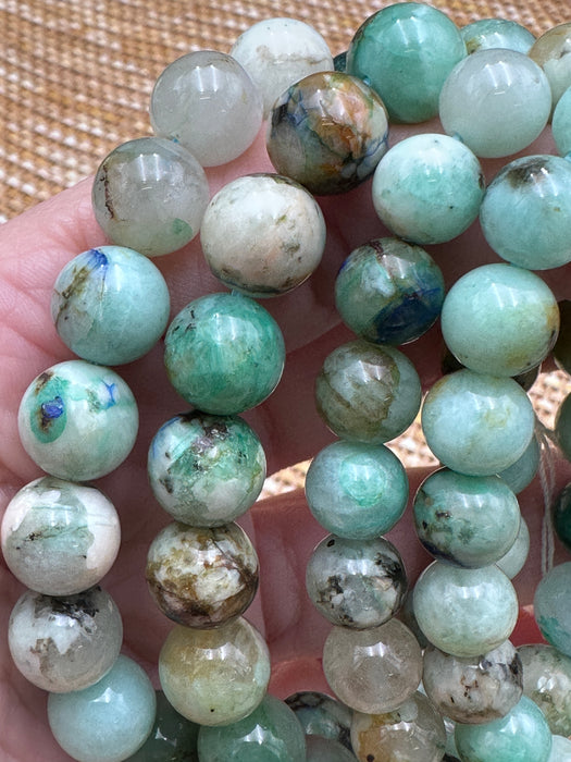 Phoenix Stone Bead Bracelet (Fynchenite)