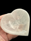 Selenite Heart Bowl Crystal