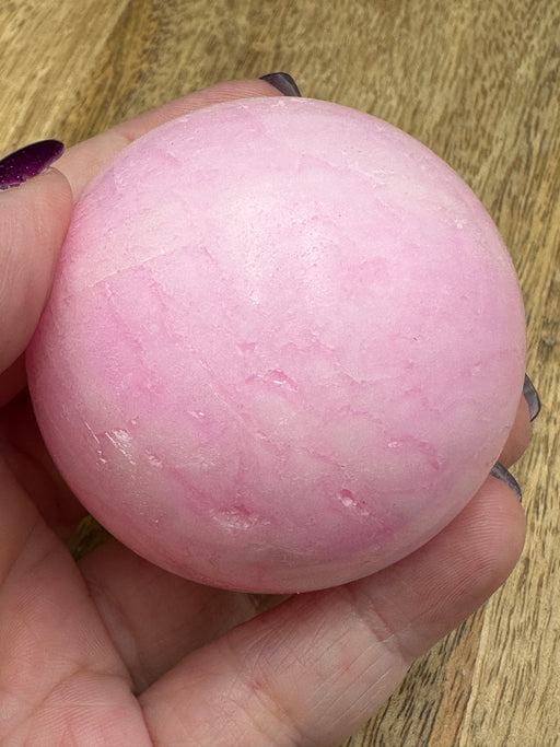 Pink Aragonite Sphere