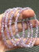Purple Opalite Faceted Bead Bracelet