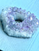 Raw Amethyst Crystal Cluster Votive Candle Holder