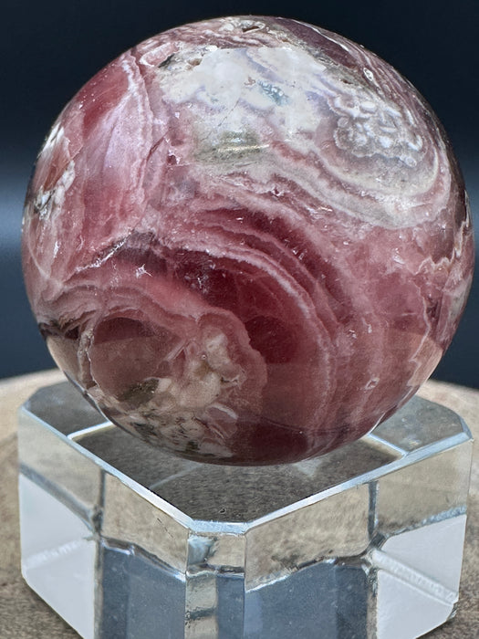 Rhodochrosite Crystal Sphere