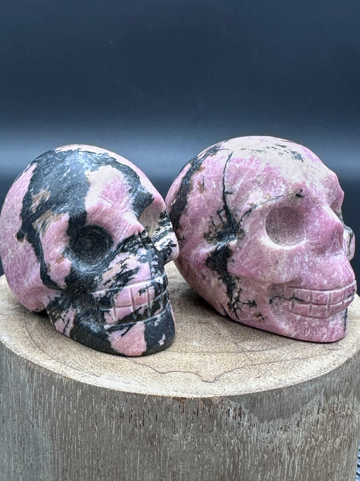 Rhodonite Crystal Skull