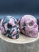 Rhodonite Crystal Skull