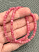 Rhodonite Faceted Bead Bracelet