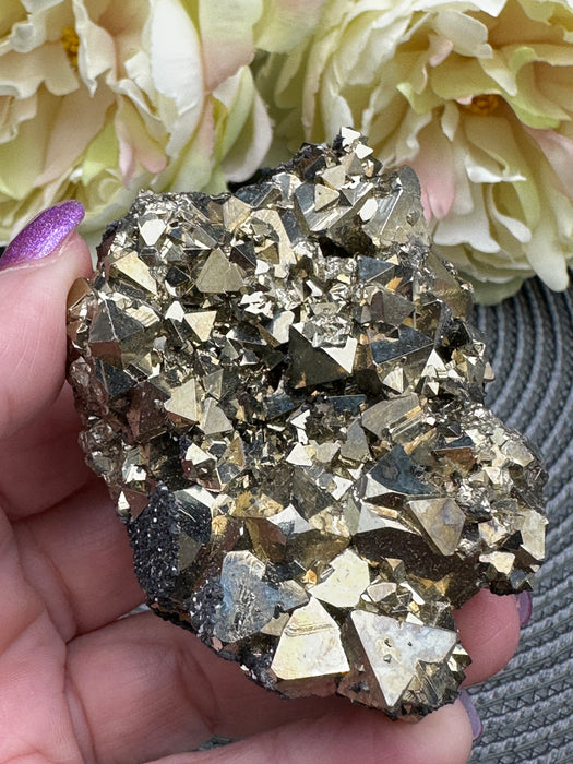 STUNNING Pyrite Raw Cluster