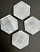 Selenite/Satin Spar Sphere Holder - Hexagon