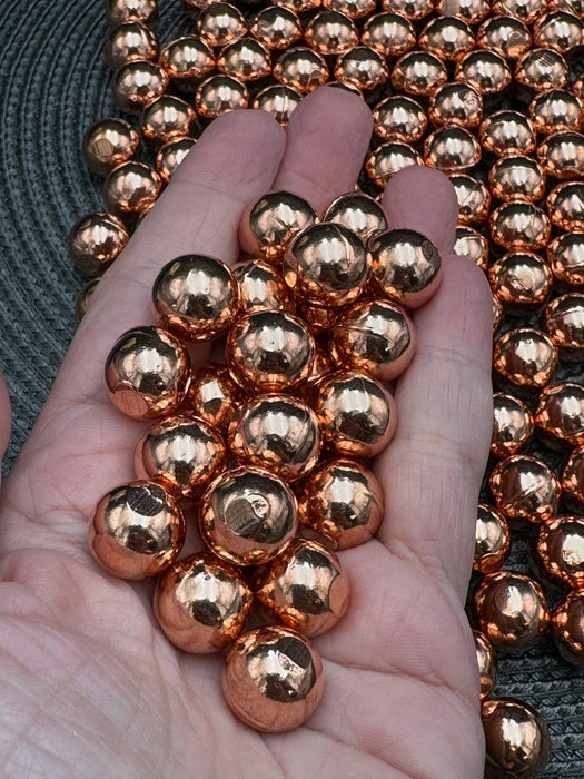 Solid Copper mini spheres/nuggets 