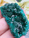 Sparkling Raw Dioptase Crystal Specimen