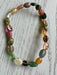 Watermelon Tourmaline Bead Bracelet