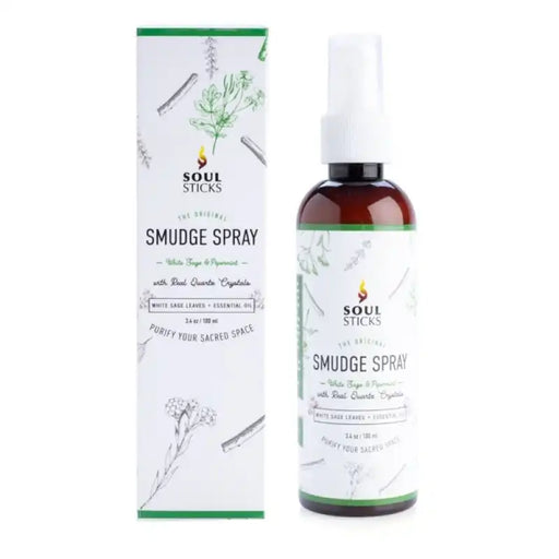 Soul Sticks White Sage Peppermint Smudge Spray Crystal
