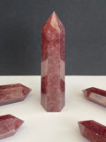 Strawberry Quartz Point - Various Choices