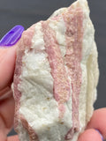 Pink Tourmaline in Raw Quartz - Various Choices