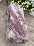 Pink Tourmaline in Raw Quartz - Various Choices