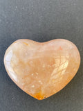 Flower Agate Puffy Heart - Various Choices