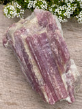 Pink Tourmaline in Raw Quartz - Various Choices