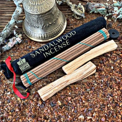 Sandalwood Incense Velvet Pouch