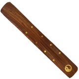 Incense Holder - Wooden with Brass Inlay - Various Options