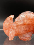 Fire Quartz Crystal Winged Dragon