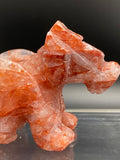 Fire Quartz Crystal Winged Dragon