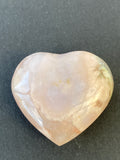 Flower Agate Heart