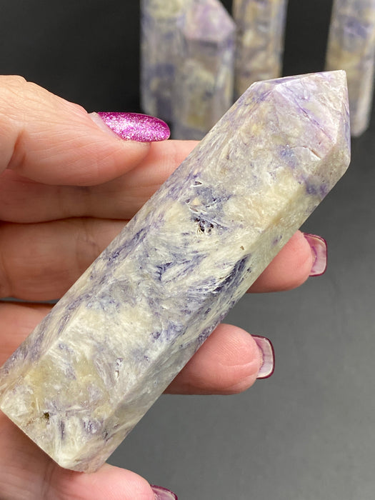 Lilac Violet Jasper Point