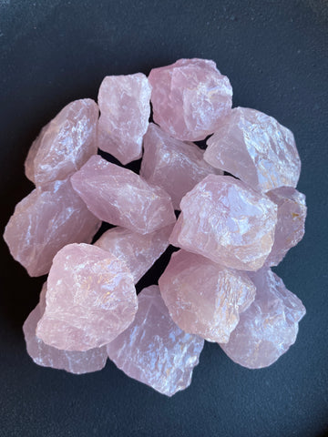 Rose Quartz Natural Rough Cut Chunks