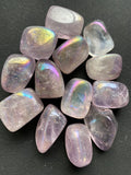 Amethyst Aura Tumbled Stone