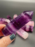 Pink Purple Fluorite Points - High Quality