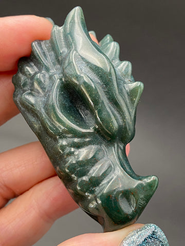 Ocean Jasper Dragon Head