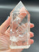 Clear Quartz Tower with Rainbows